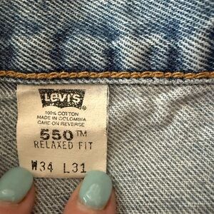 Levi's Blue Relaxed Fit Jeans Classic Style